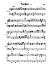 Соната для фортепиано No.1
